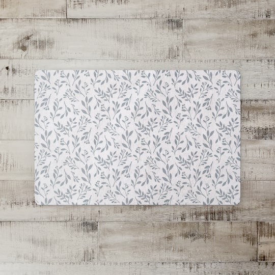 Delicate Floral Floor Mat